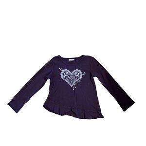 Naartjie Purple Heart Shirt Size 7